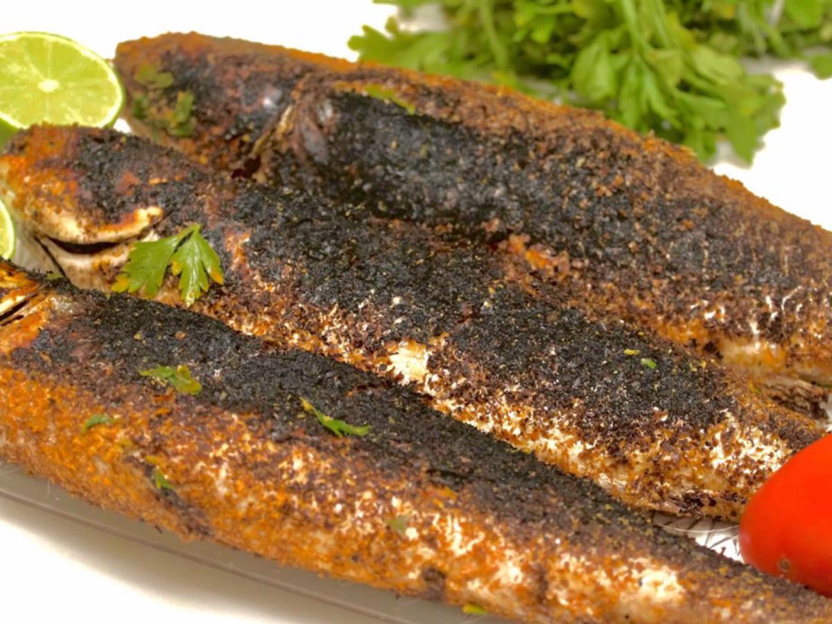 Grilled Grey Mullet