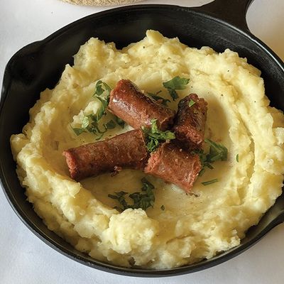 Mashed Potatoes With Sausage