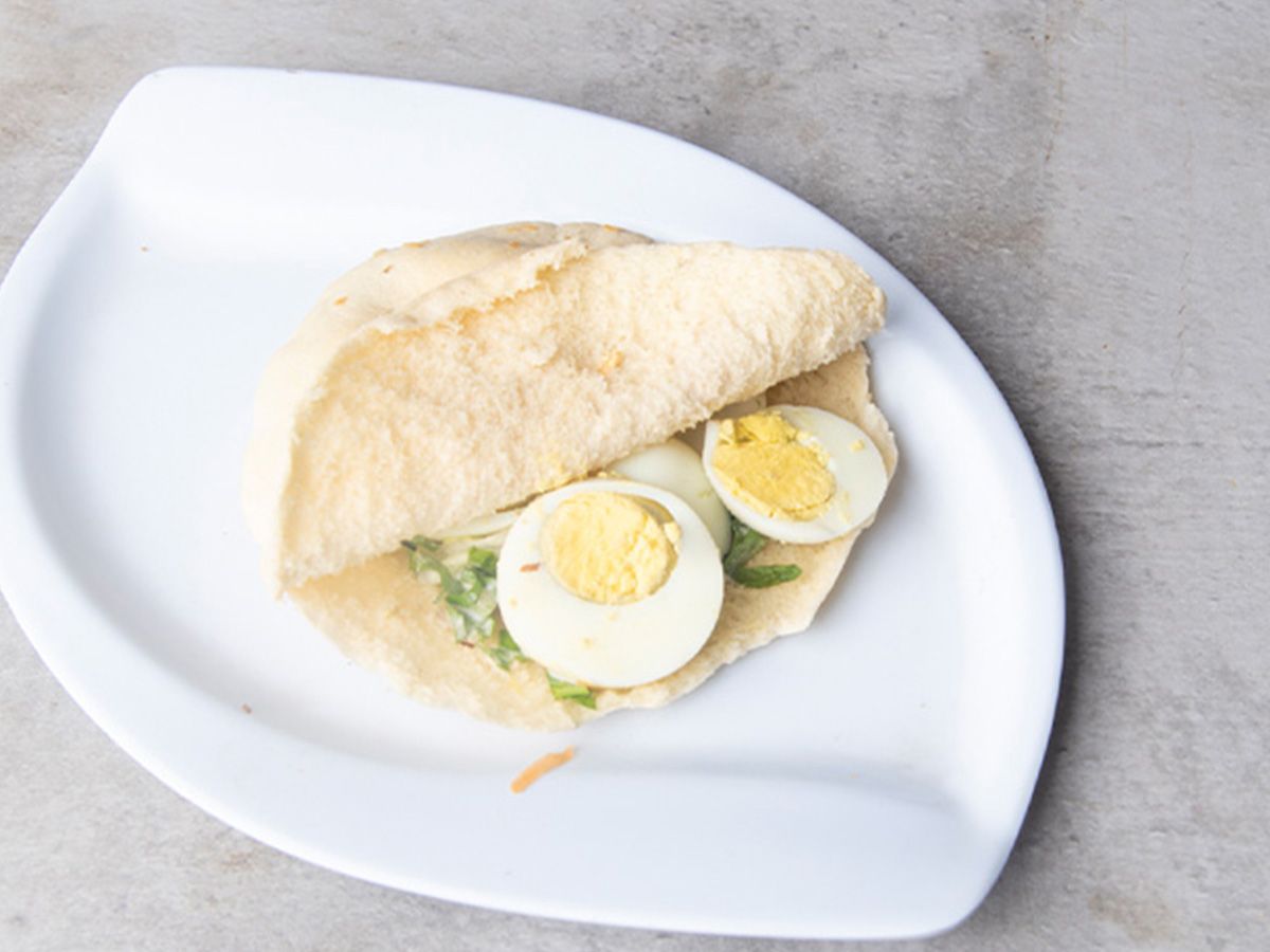 Puree on Eggs Shami Mix