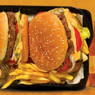 2 classic burgers Box