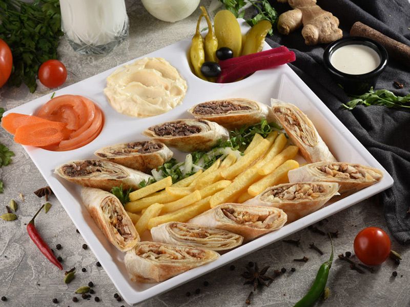 Family Arabic Chicken Shawerma Meal Box