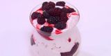 Berry With Yogurt Ice Cream Scoop