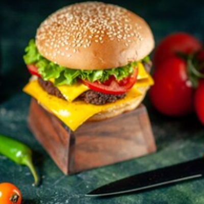 Boom Cheeseburger Lava Sandwich