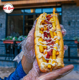 Beef Bacon Ranch Fries sandwich