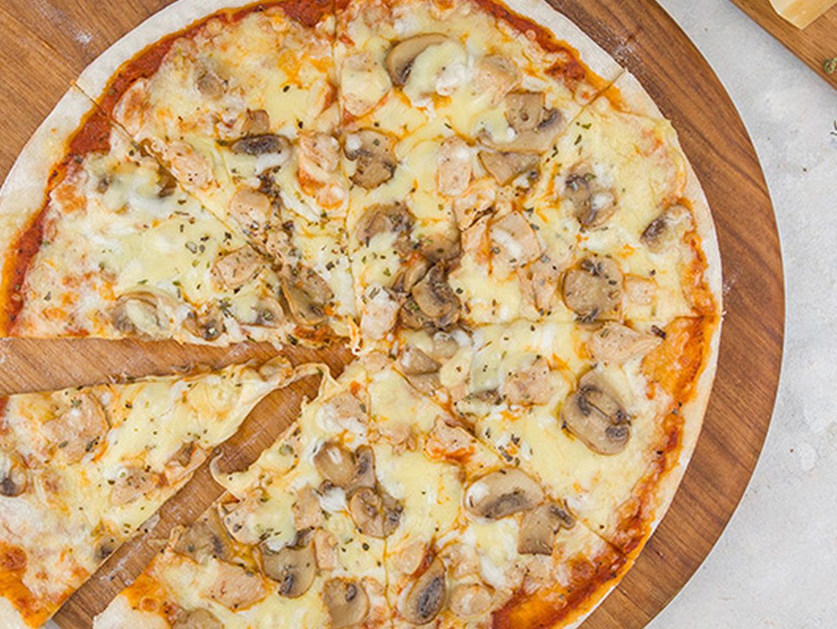 Chicken BBQ pizza