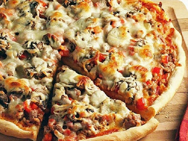 Meat Shawerma Pizza