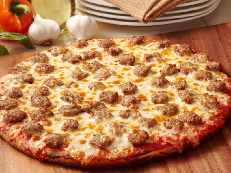 Oriental Sausage Oriental Pizza