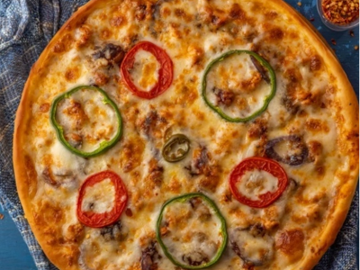 Margherita With Vegetables Italian Pizza