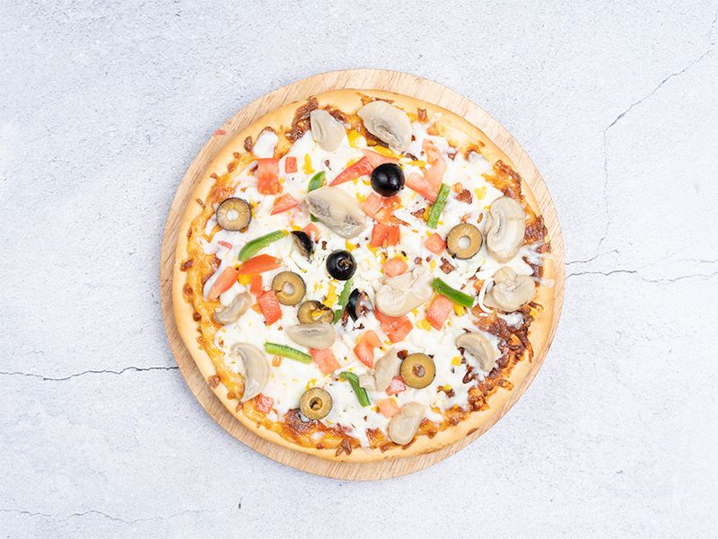 Alfredo pizza