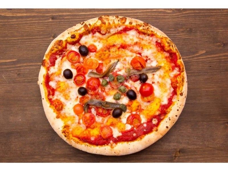 Diet Anchovies Pizza