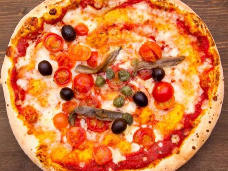 Anchovies Oriental Pizza