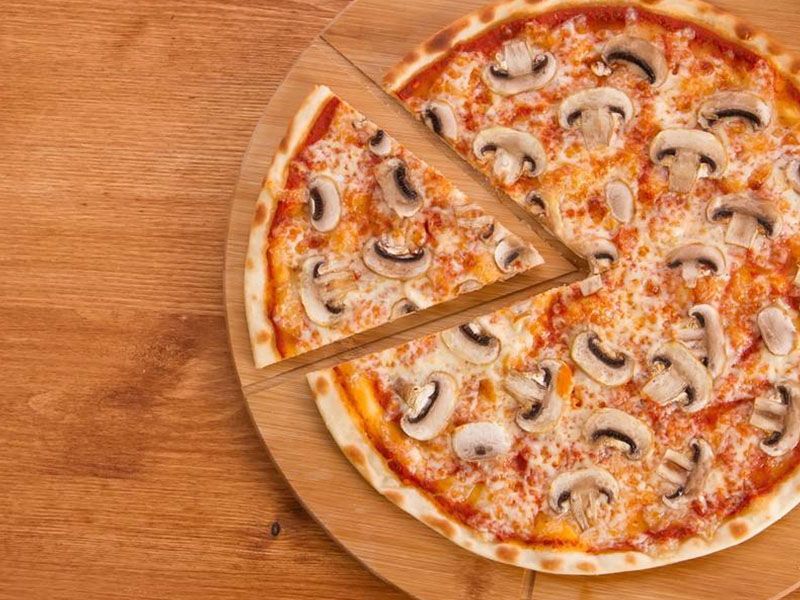 mushroom pizza