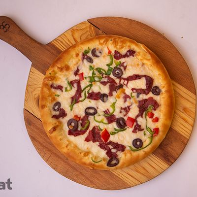 Italian Pastrami Pizza