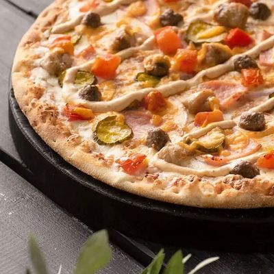 Italian beef pizza