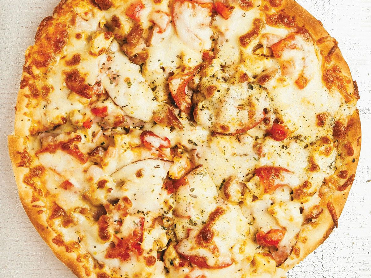 mix chicken pizza