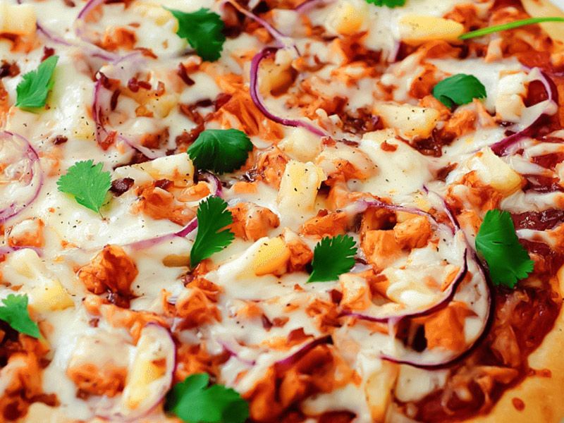 Italian BBQ Chicken Pizza