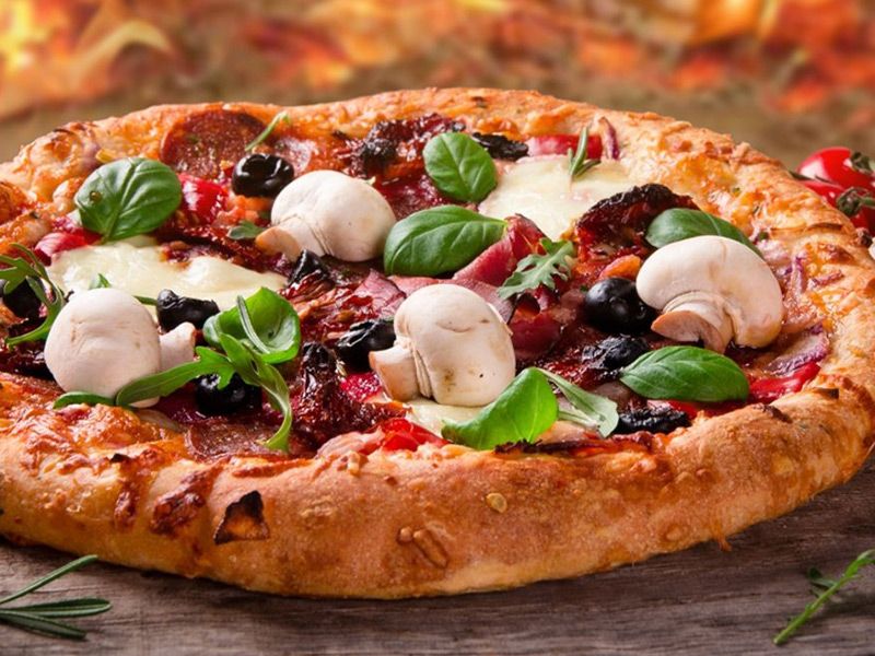 Mushroom Pizza
