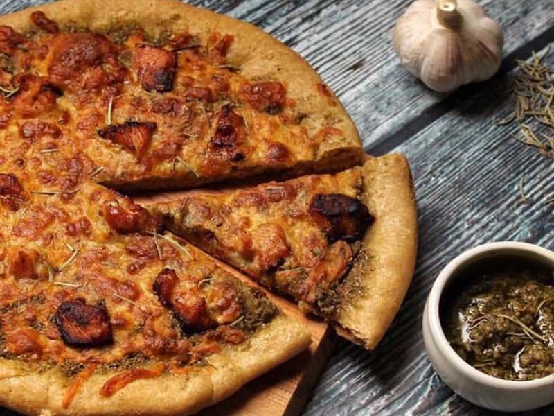 Chicken Pane Pizza