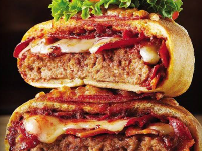 Smoky Pizza Chicken Burger Sandwich