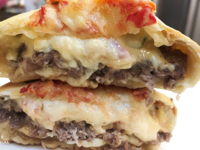 Classic Pizza Chicken Burger Sandwich