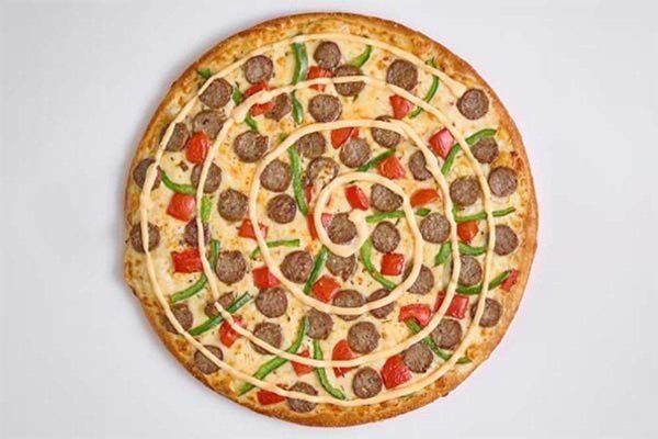 Medium Smoked Burger Pizza