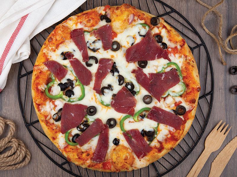 Small Pastrami Pizza