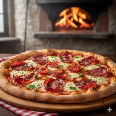 Pastrami Italian Pizza