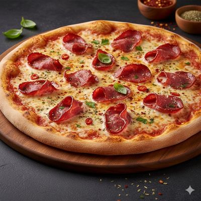 Pastrami Oriental Pizza