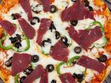 Pastrami oriental Pizza