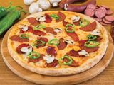Pastrami pizza
