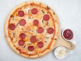 Buffalo Hot Dog Italian Pizza