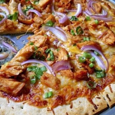 Medium Italian chicken BBQ pizza