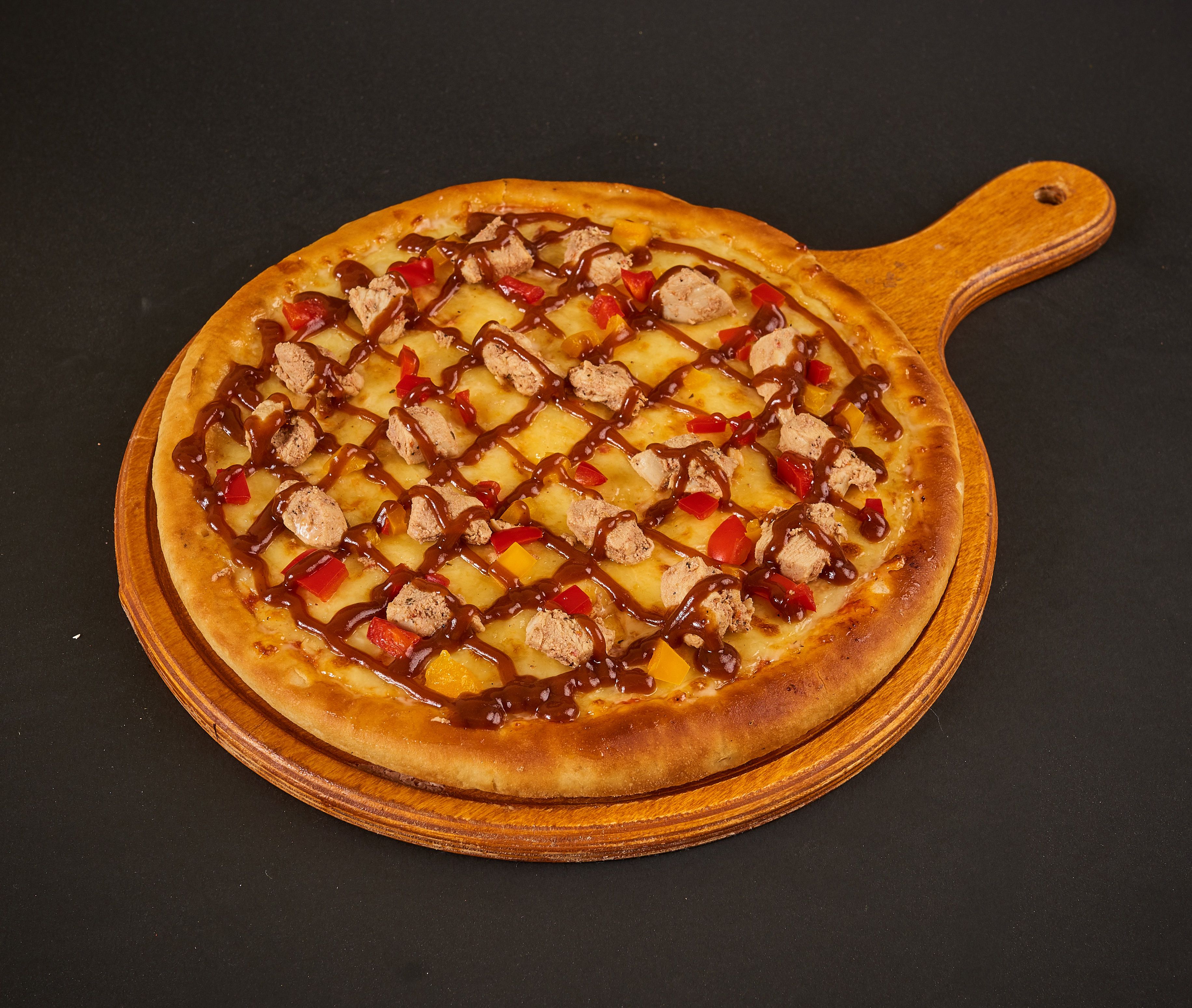 Crispy BBQ Pizza Vegan