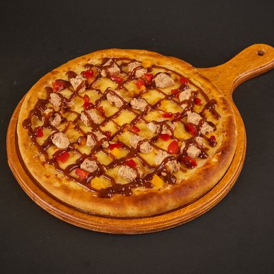 Crispy BBQ Pizza Vegan