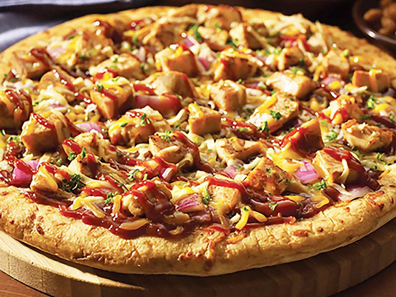 Barbecue Chicken Italian Pizza