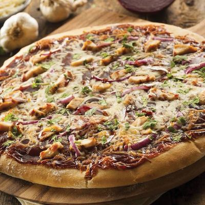Chicken BBQ pizza