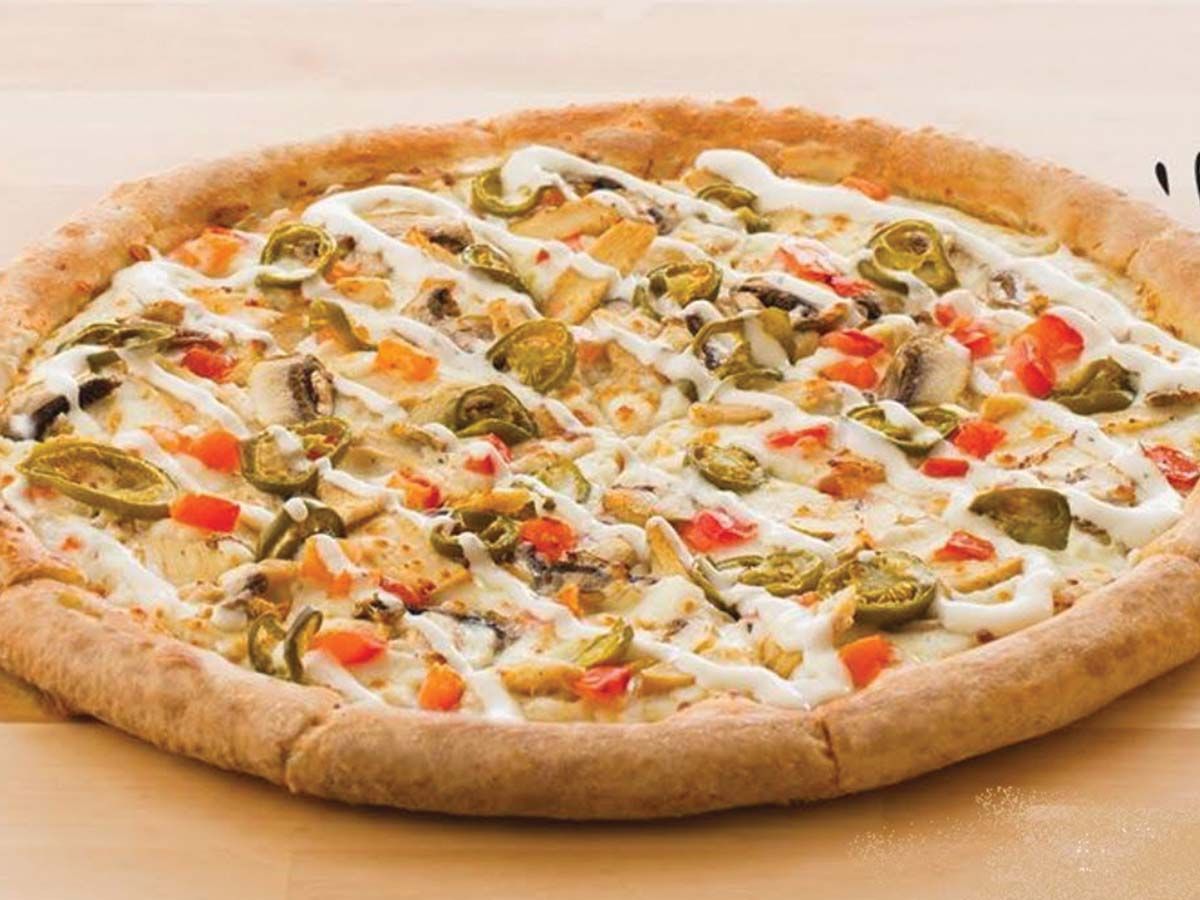 Chicken ranch pizza