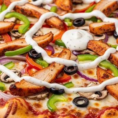 Medium Chicken Ranch Italian pizza