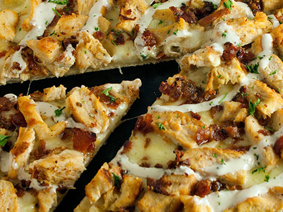 Ranch pizza