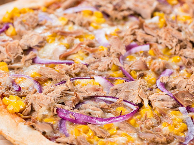Shredded Tuna Italian Pizza
