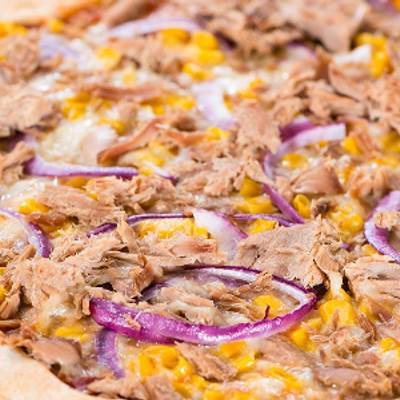 Shredded Tuna Italian Pizza