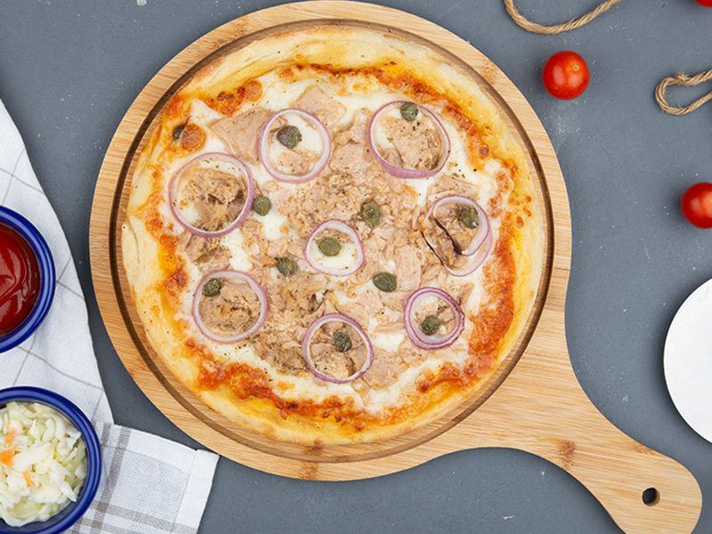 Tuna With Sesame Pizza