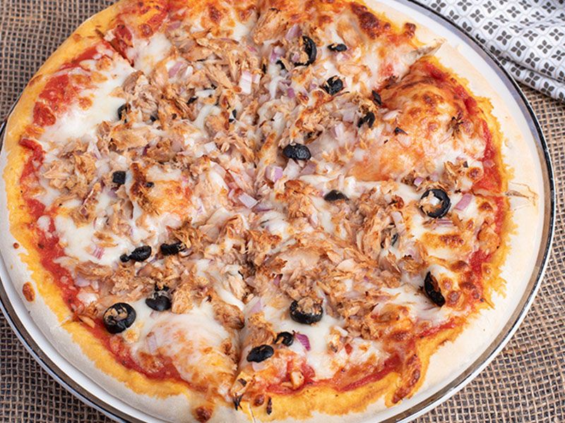 Shredded Tuna Italian Pizza