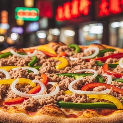 Tuna Oriental Pizza