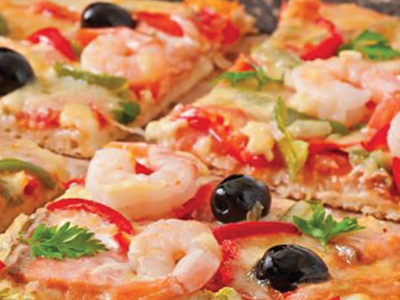 Small Shrimp Pizza