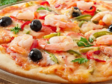 Shrimp pizza