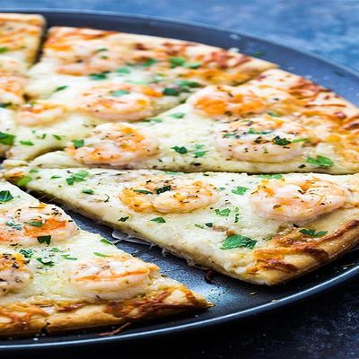 Ranch Shrimp Pizza