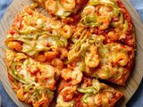 Crispy Shrimp Pizza