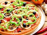 Vegetables and Mushroom Pizza