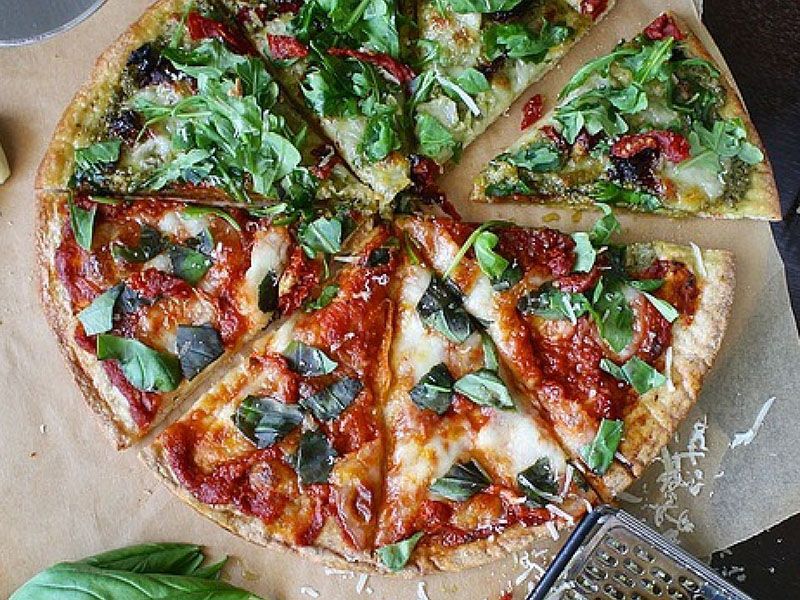 Fasting Vegetable Pizza